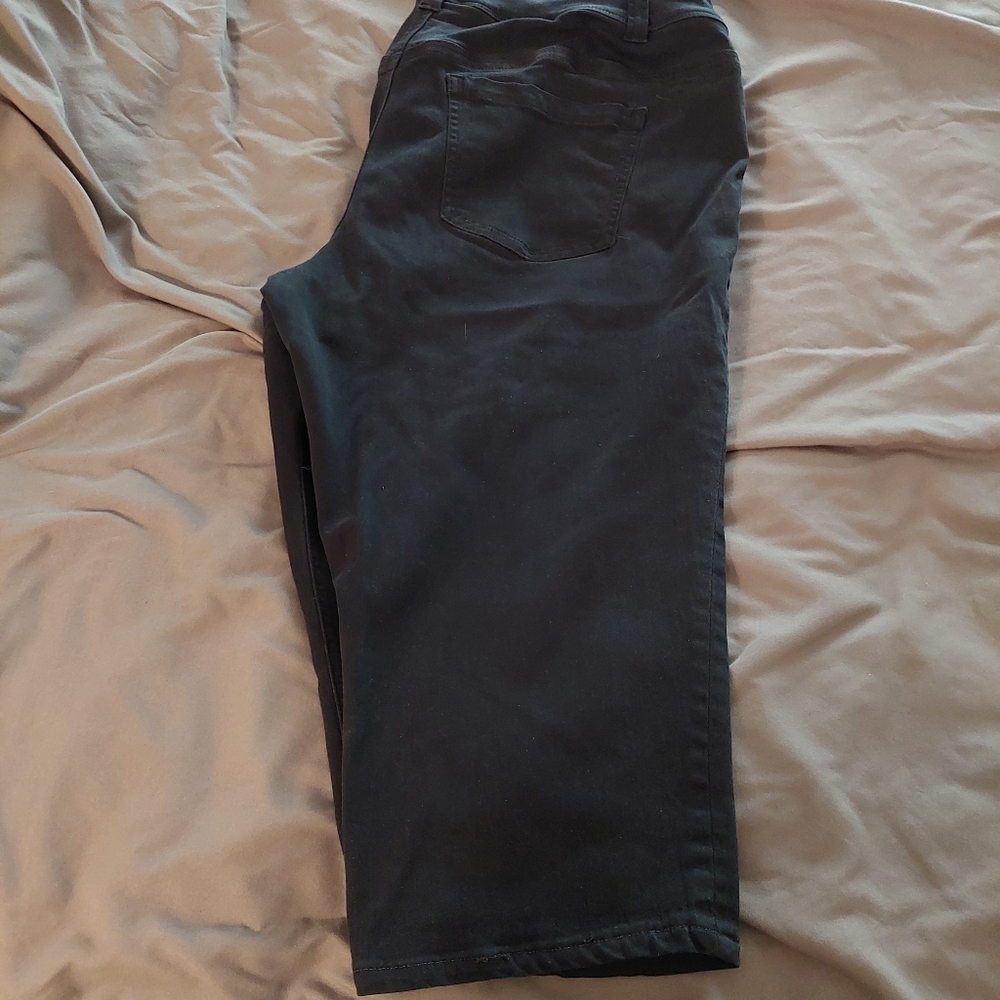 Lane Bryant, black Capri, women's 22
